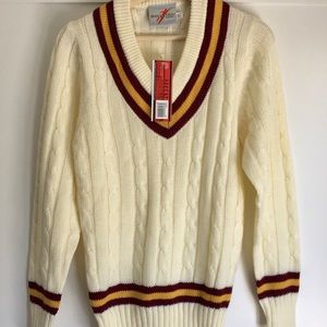 NWT British Cricket jumper